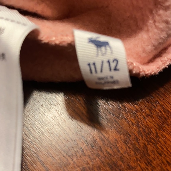 Abercrombie Kids Girl’s Sweatshirt, Pink 11/12 - Picture 7 of 7